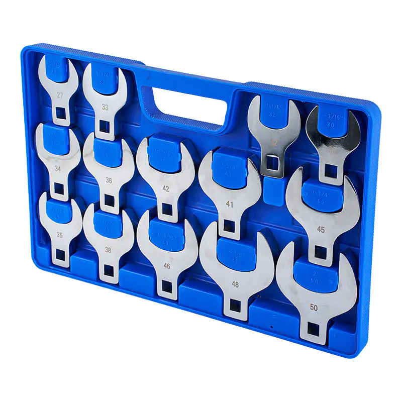 14-Piece 1/2-Inch Fork Wrench Set